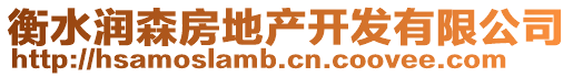 衡水潤(rùn)森房地產(chǎn)開(kāi)發(fā)有限公司