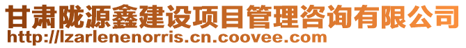 甘肅隴源鑫建設(shè)項(xiàng)目管理咨詢有限公司