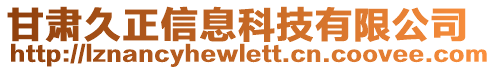 甘肃久正信息科技有限公司