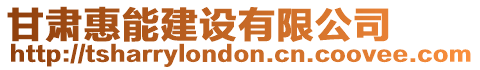 甘肅惠能建設(shè)有限公司