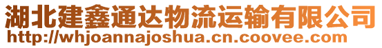 湖北建鑫通達物流運輸有限公司