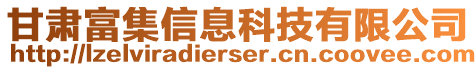 甘肅富集信息科技有限公司