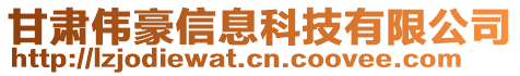 甘肅偉豪信息科技有限公司