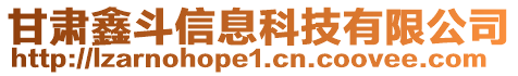 甘肅鑫斗信息科技有限公司