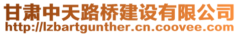 甘肅中天路橋建設有限公司