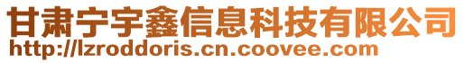 甘肅寧宇鑫信息科技有限公司