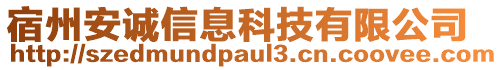 宿州安誠(chéng)信息科技有限公司