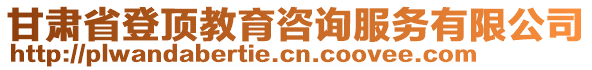 甘肅省登頂教育咨詢服務有限公司