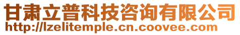 甘肅立普科技咨詢有限公司