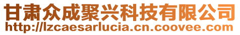 甘肅眾成聚興科技有限公司