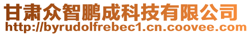 甘肅眾智鵬成科技有限公司