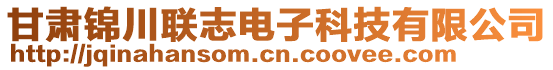 甘肅錦川聯(lián)志電子科技有限公司