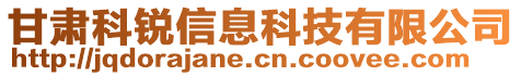 甘肅科銳信息科技有限公司