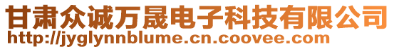 甘肅眾誠萬晟電子科技有限公司