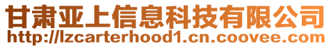 甘肅亞上信息科技有限公司