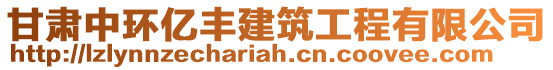甘肅中環億豐建筑工程有限公司