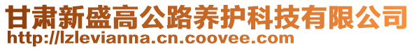 甘肅新盛高公路養(yǎng)護科技有限公司