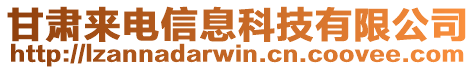 甘肅來電信息科技有限公司