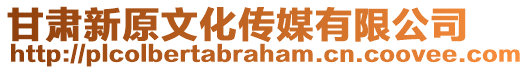 甘肅新原文化傳媒有限公司