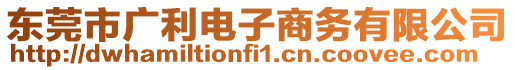 東莞市廣利電子商務(wù)有限公司