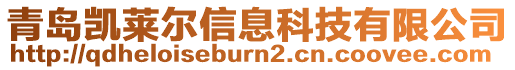 青島凱萊爾信息科技有限公司