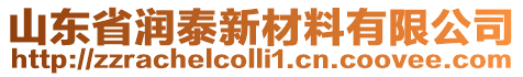 山東省潤(rùn)泰新材料有限公司