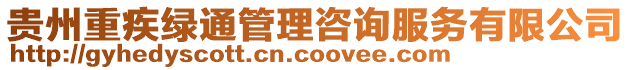 貴州重疾綠通管理咨詢服務有限公司