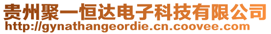 貴州聚一恒達(dá)電子科技有限公司