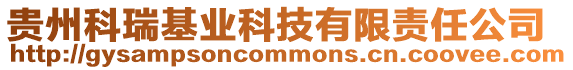 貴州科瑞基業科技有限責任公司