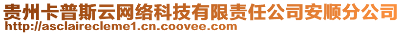 貴州卡普斯云網絡科技有限責任公司安順分公司