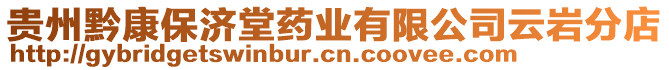 貴州黔康保濟堂藥業(yè)有限公司云巖分店