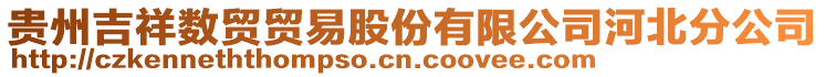貴州吉祥數貿貿易股份有限公司河北分公司