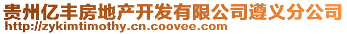貴州億豐房地產開發有限公司遵義分公司