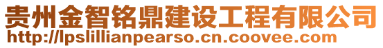 貴州金智銘鼎建設工程有限公司