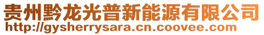 貴州黔龍光普新能源有限公司