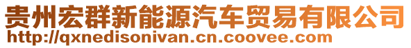 貴州宏群新能源汽車貿(mào)易有限公司