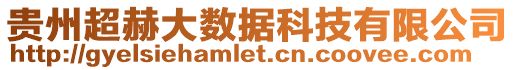 貴州超赫大數(shù)據(jù)科技有限公司