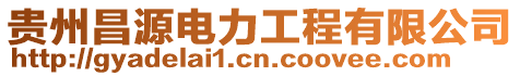 貴州昌源電力工程有限公司