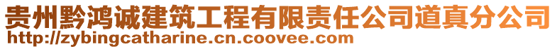貴州黔鴻誠建筑工程有限責任公司道真分公司