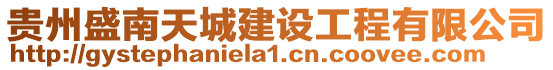 貴州盛南天城建設(shè)工程有限公司