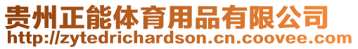 貴州正能體育用品有限公司