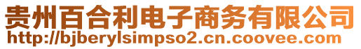 贵州百合利电子商务有限公司