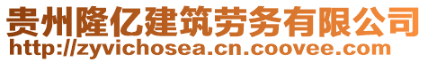 貴州隆億建筑勞務(wù)有限公司