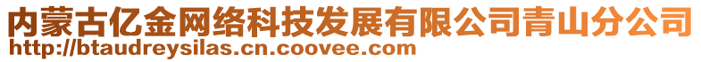 內(nèi)蒙古億金網(wǎng)絡(luò)科技發(fā)展有限公司青山分公司