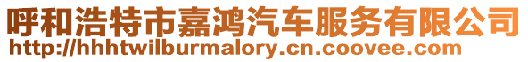 呼和浩特市嘉鴻汽車服務有限公司