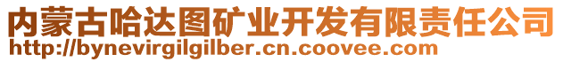 內(nèi)蒙古哈達圖礦業(yè)開發(fā)有限責任公司