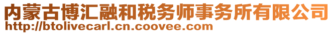 內(nèi)蒙古博匯融和稅務(wù)師事務(wù)所有限公司