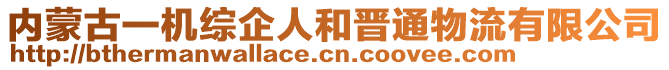 內(nèi)蒙古一機(jī)綜企人和晉通物流有限公司