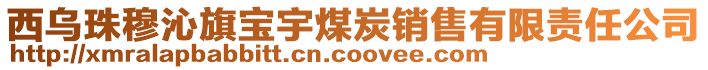 西乌珠穆沁旗宝宇煤炭销售有限责任公司