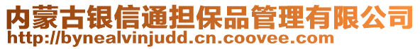 內蒙古銀信通擔保品管理有限公司